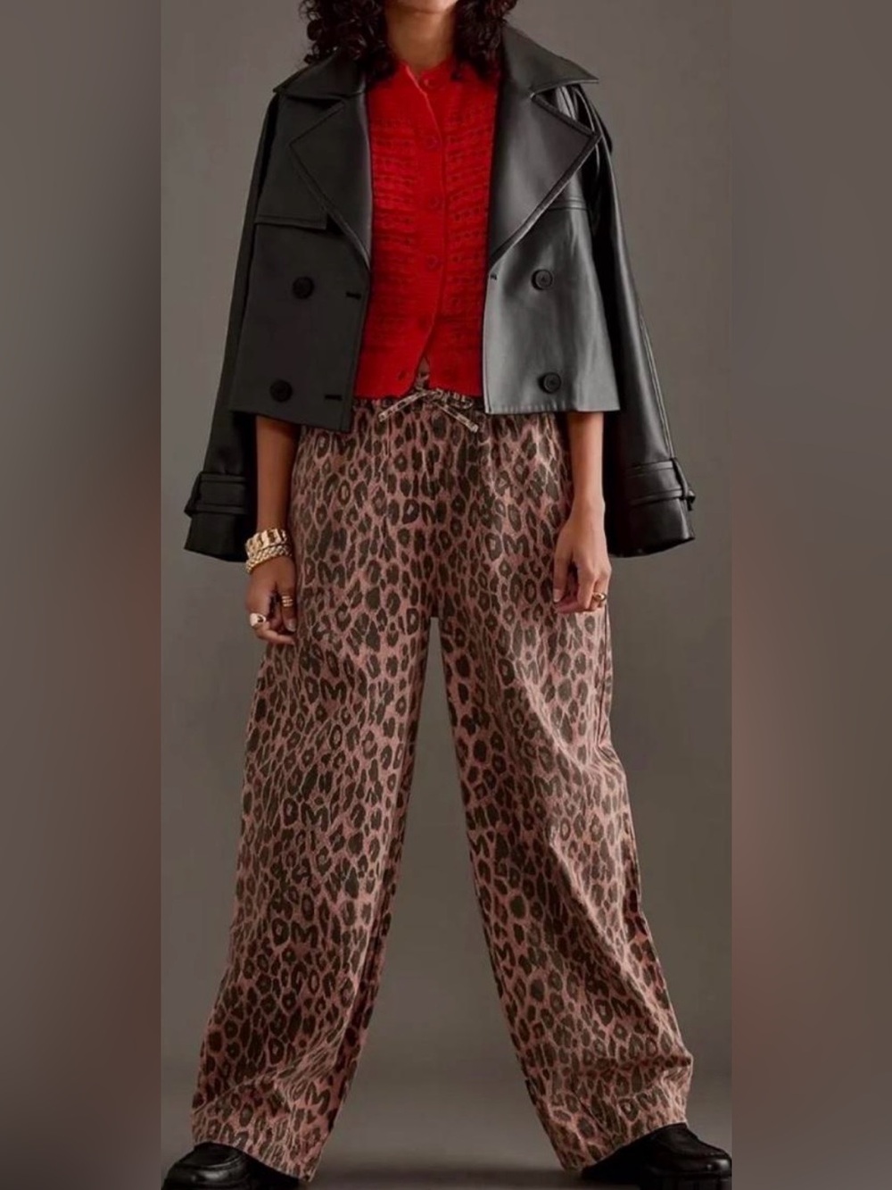 Damson Madder Rafe Leopard Pant 10